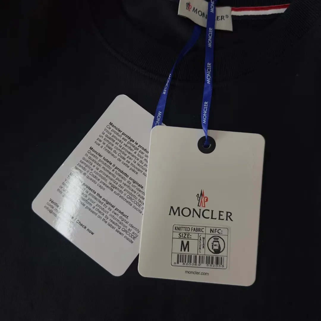 P80💰《Moncler~ 》2025New Arrival Quality T , Versatile Quality ！ ‼ 32 250G ‼ ， ， ， ， T 🤪 Sizes：S-M-L-XL-2XL ：Black，White， Same Style